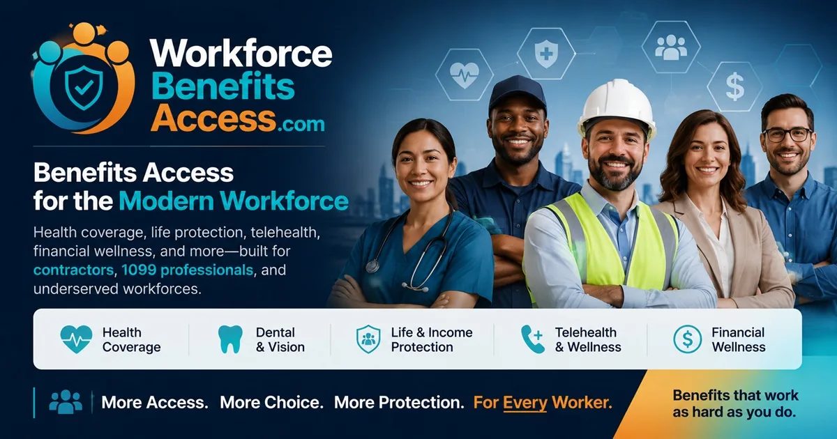 Workforce Benefits Access: benefits access for contractors, 1099 professionals, and the modern workforce